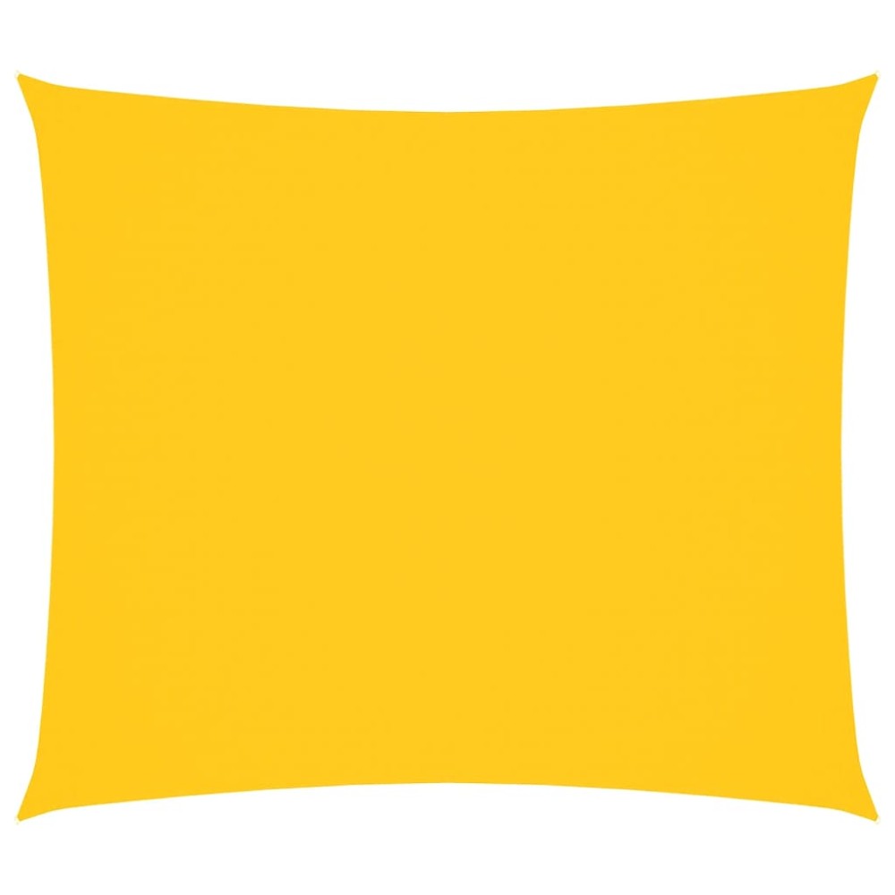 vidaXL Pânză parasolar galben 2,5x3 m țesătură oxford dreptunghiular
