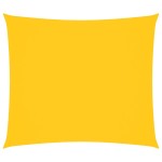 vidaXL Pânză parasolar galben 2,5x3 m țesătură oxford dreptunghiular