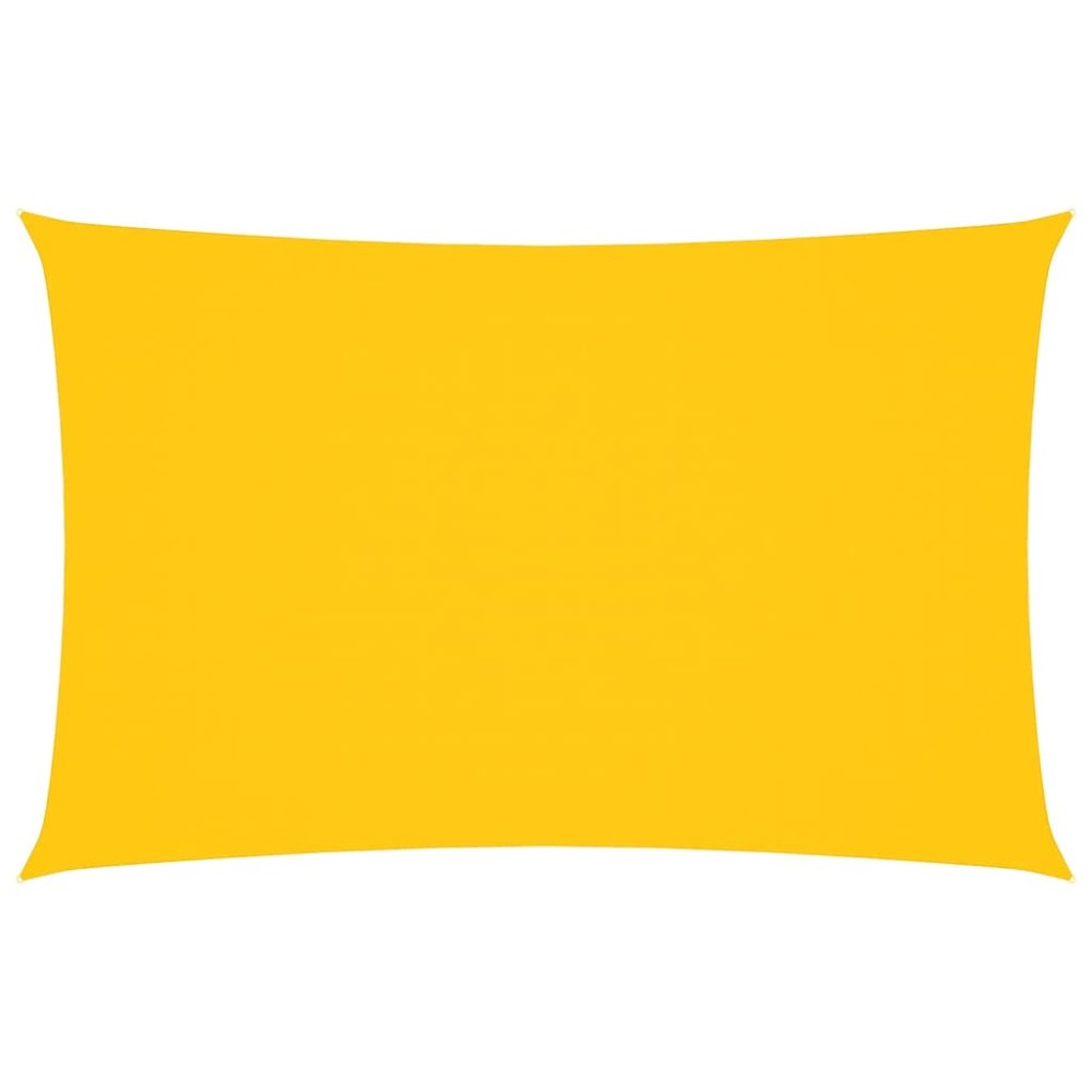 vidaXL Pânză parasolar galben 2,5x5 m țesătură oxford dreptunghiular