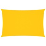 vidaXL Pânză parasolar galben 2,5x5 m țesătură oxford dreptunghiular