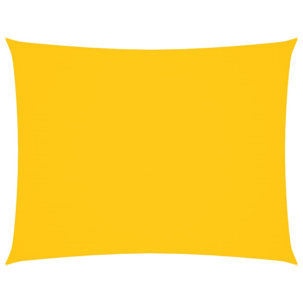 vidaXL Pânză parasolar, galben, 4x5 m, țesătură oxford, dreptunghiular
