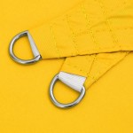 vidaXL Pânză parasolar, galben, 3x3x3 m, țesătură oxford, triunghiular