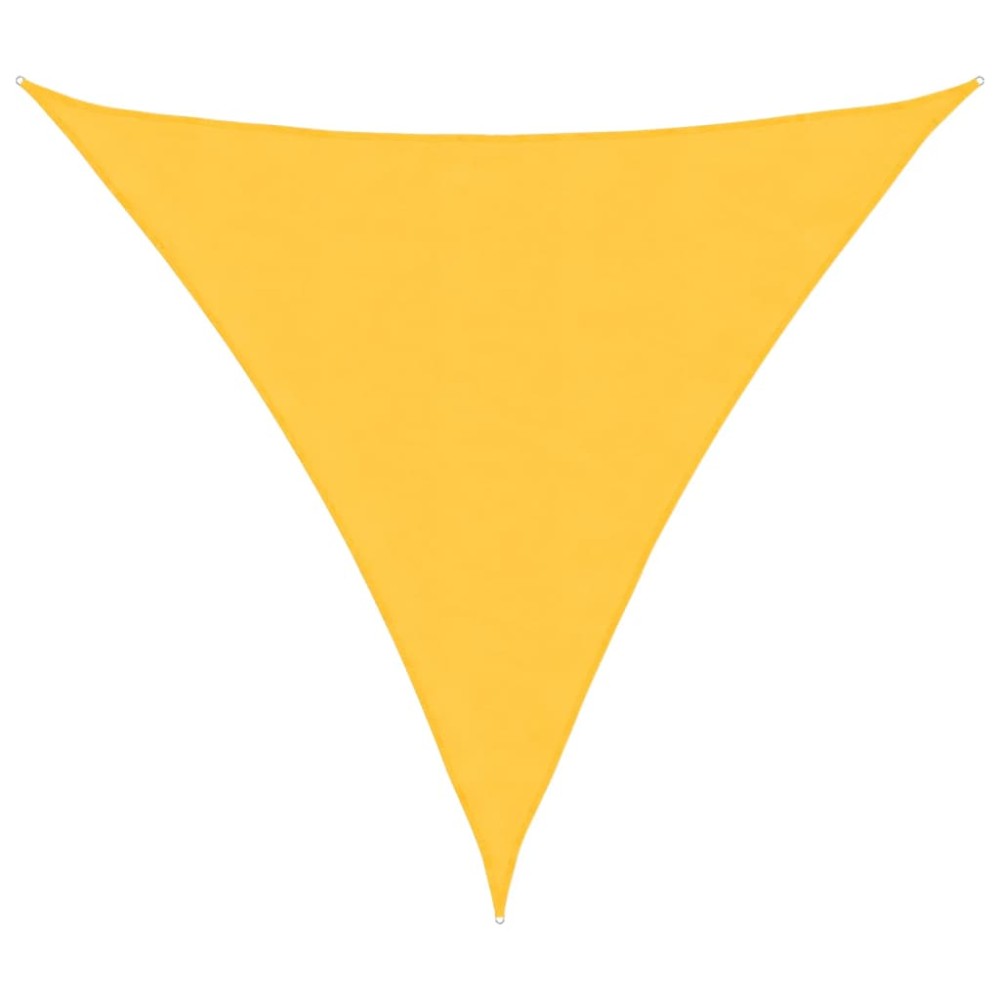 vidaXL Parasolar, galben, 3,6x3,6x3,6 m, țesătură oxford, triunghiular