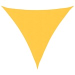 vidaXL Parasolar, galben, 3,6x3,6x3,6 m, țesătură oxford, triunghiular