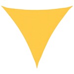 vidaXL Parasolar, galben, 4,5x4,5x4,5 m, țesătură oxford, triunghiular vidaXL Parasolar, galben, 4,5x4,5x4,5 m, țesătură oxford, triunghiular