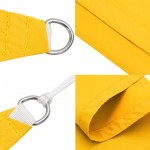 vidaXL Parasolar, galben, 5x5x6 m, țesătură oxford, triunghiular vidaXL Parasolar, galben, 5x5x6 m, țesătură oxford, triunghiular