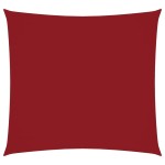 vidaXL Parasolar, roșu, 2x2 m, țesătură oxford, pătrat vidaXL Parasolar, roșu, 2x2 m, țesătură oxford, pătrat
