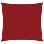 vidaXL Parasolar, roșu, 2,5x2,5 m, țesătură oxford, pătrat vidaXL Parasolar, roșu, 2,5x2,5 m, țesătură oxford, pătrat