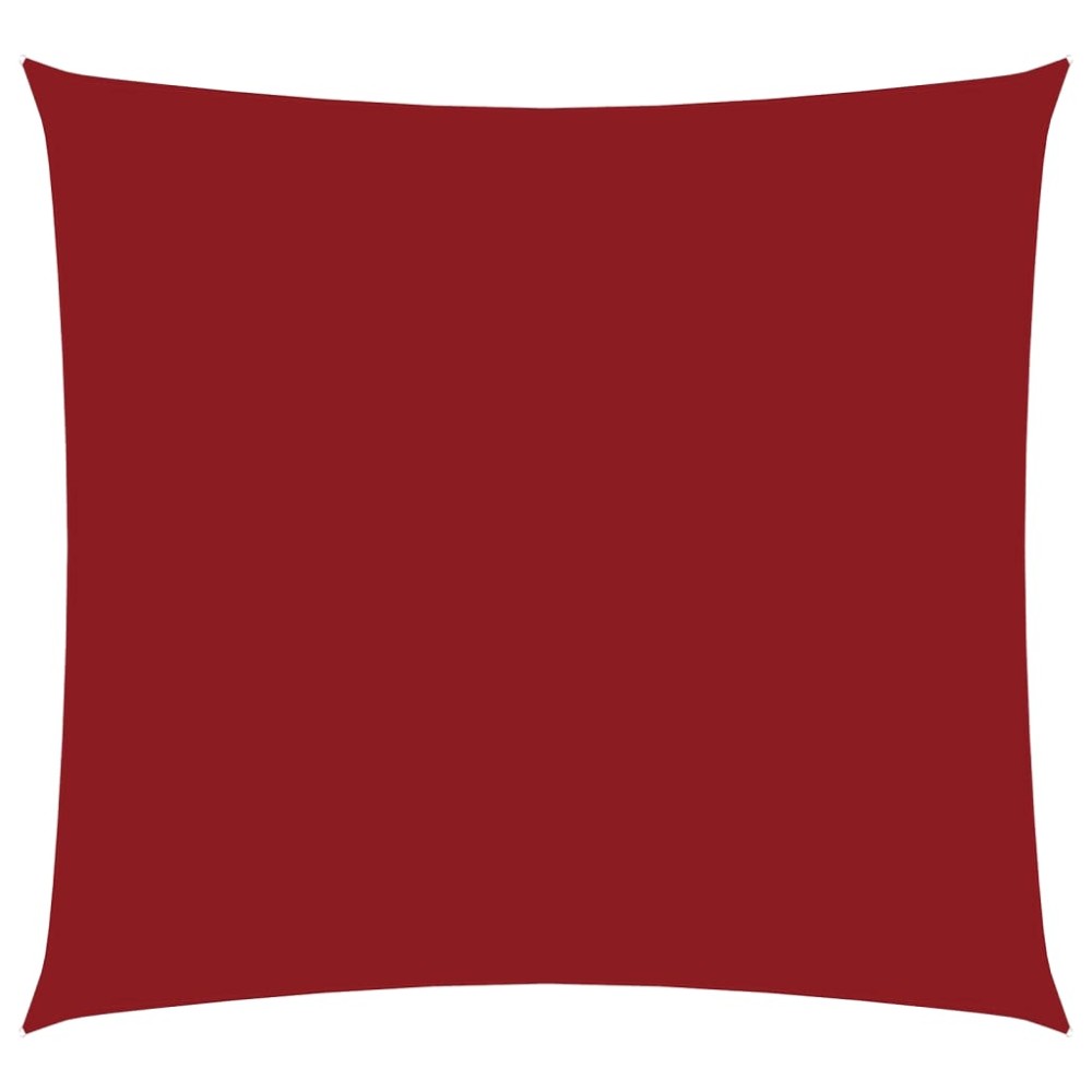 vidaXL Parasolar, roșu, 3,6x3,6 m, țesătură oxford, pătrat