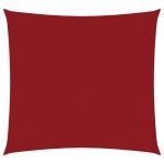 vidaXL Parasolar, roșu, 4x4 m, țesătură oxford, pătrat vidaXL Parasolar, roșu, 4x4 m, țesătură oxford, pătrat