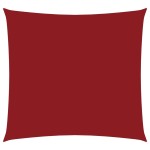 vidaXL Parasolar, roșu, 4,5x4,5 m, țesătură oxford, pătrat vidaXL Parasolar, roșu, 4,5x4,5 m, țesătură oxford, pătrat