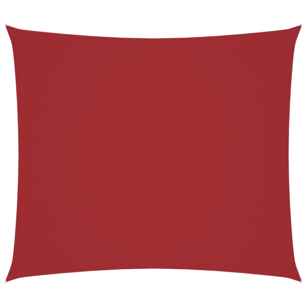 vidaXL Pânză parasolar, roșu, 2,5x3 m, țesătură oxford, dreptunghiular