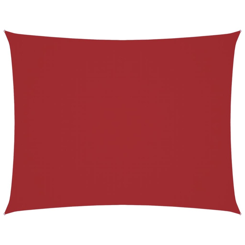 vidaXL Parasolar, roșu, 2,5x3,5 m, țesătură oxford, dreptunghiular