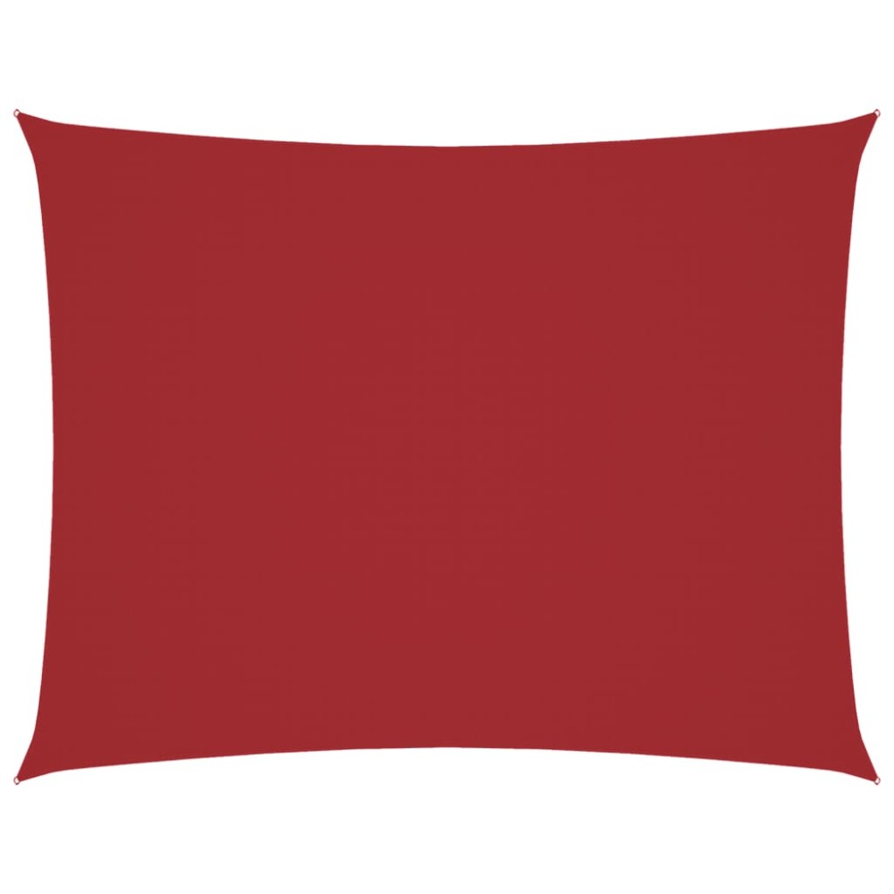 vidaXL Parasolar, roșu, 2,5x4 m, țesătură oxford, dreptunghiular
