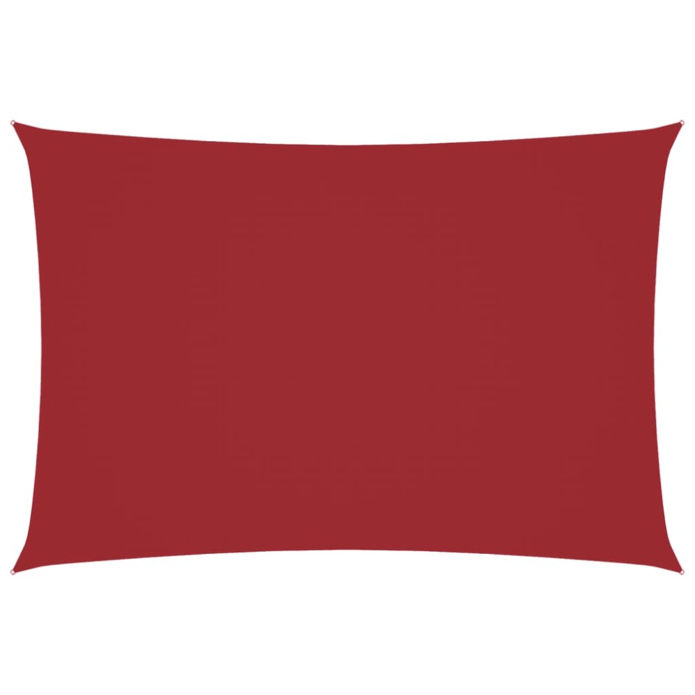 vidaXL Parasolar, roșu, 2,5x4,5 m, țesătură oxford, dreptunghiular