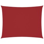 vidaXL Pânză parasolar, roșu, 6x7 m, țesătură oxford, dreptunghiular vidaXL Pânză parasolar, roșu, 6x7 m, țesătură oxford, dreptunghiular