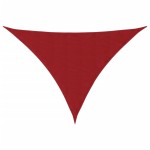 vidaXL Parasolar, roșu, 3,5x3,5x4,9 m, țesătură oxford, triunghiular vidaXL Parasolar, roșu, 3,5x3,5x4,9 m, țesătură oxford, triunghiular