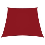 vidaXL Parasolar, roșu, 2/4x3 m, țesătură oxford, trapez vidaXL Parasolar, roșu, 2/4x3 m, țesătură oxford, trapez