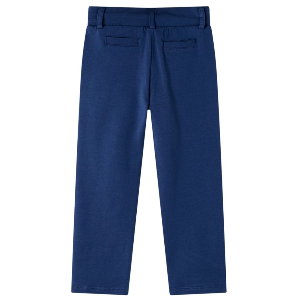 Pantaloni pentru copii cu șnur, bleumarin, 92