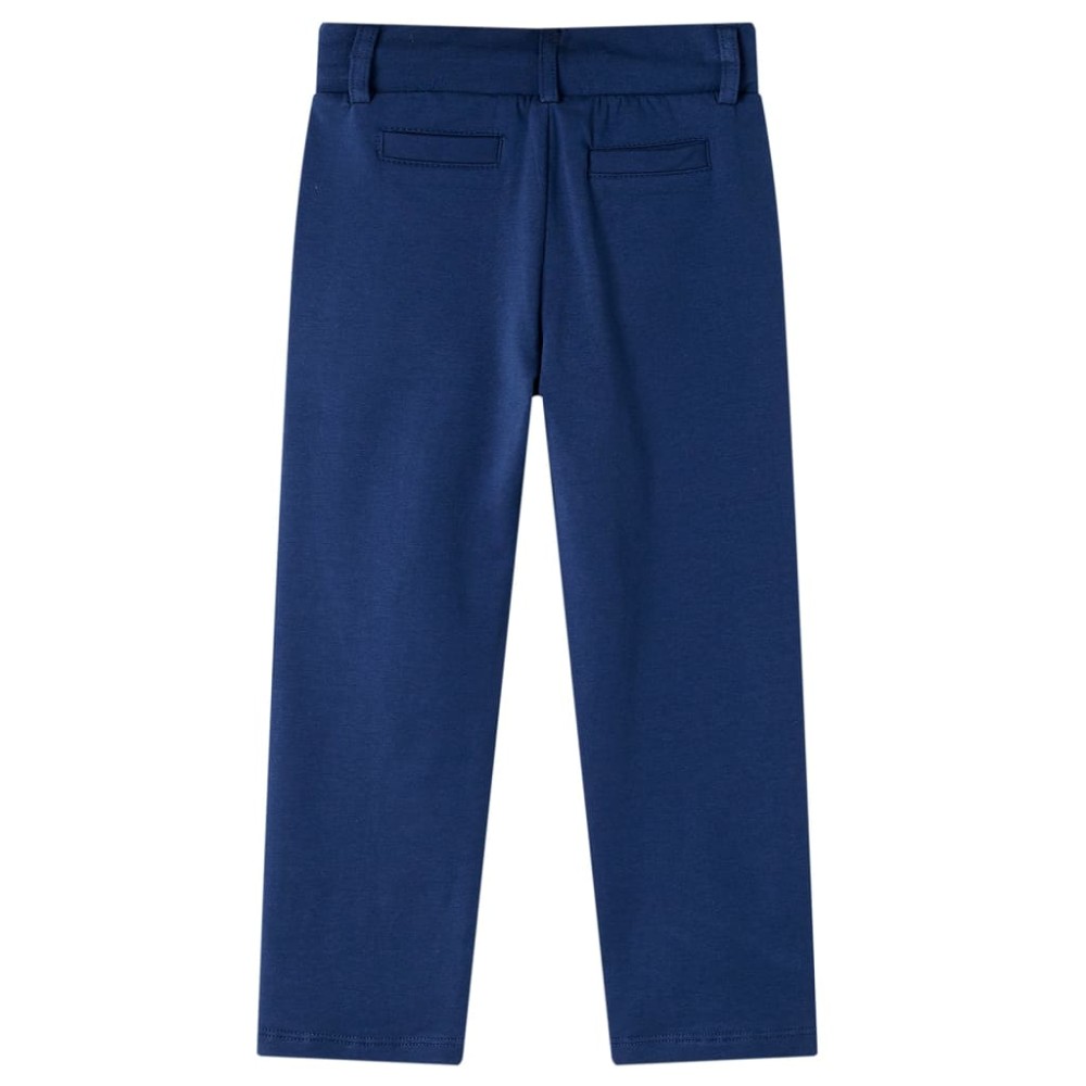 Pantaloni pentru copii cu șnur, bleumarin, 104
