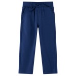 Pantaloni pentru copii cu șnur, bleumarin, 116 Pantaloni pentru copii cu șnur, bleumarin, 116