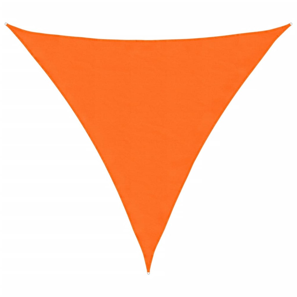 vidaXL Parasolar, portocaliu, 3x3x3 m, țesătură oxford, triunghiular