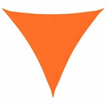 vidaXL Parasolar, portocaliu, 3x3x3 m, țesătură oxford, triunghiular vidaXL Parasolar, portocaliu, 3x3x3 m, țesătură oxford, triunghiular