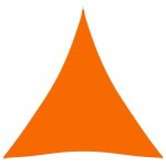 vidaXL Parasolar portocaliu 3,6x3,6x3,6 m țesătură oxford triunghiular vidaXL Parasolar portocaliu 3,6x3,6x3,6 m țesătură oxford triunghiular