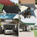 vidaXL Parasolar, negru, 2x2 m, țesătură oxford, pătrat vidaXL Parasolar, negru, 2x2 m, țesătură oxford, pătrat