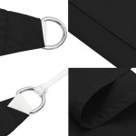 vidaXL Parasolar, negru, 6x6 m, țesătură oxford, pătrat vidaXL Parasolar, negru, 6x6 m, țesătură oxford, pătrat