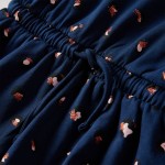 Rochie pentru copii cu mâneci lungi, bleumarin, 104