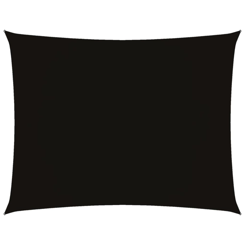 vidaXL Pânză parasolar, negru, 2x3 m, țesătură oxford, dreptunghiular