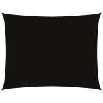 vidaXL Parasolar, negru, 2,5x4 m, țesătură oxford, dreptunghiular vidaXL Parasolar, negru, 2,5x4 m, țesătură oxford, dreptunghiular