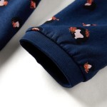 Rochie pentru copii cu mâneci lungi, bleumarin, 116 Rochie pentru copii cu mâneci lungi, bleumarin, 116