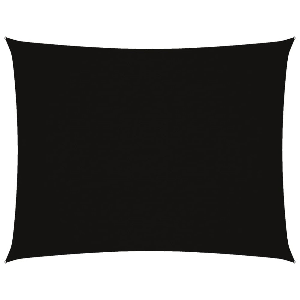 vidaXL Pânză parasolar, negru, 3x4 m, țesătură oxford, dreptunghiular