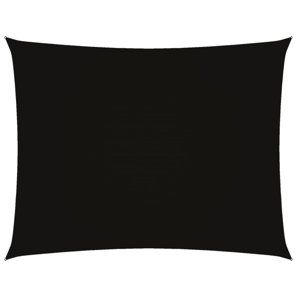 vidaXL Pânză parasolar, negru, 3x4,5 m, țesătură oxford dreptunghiular