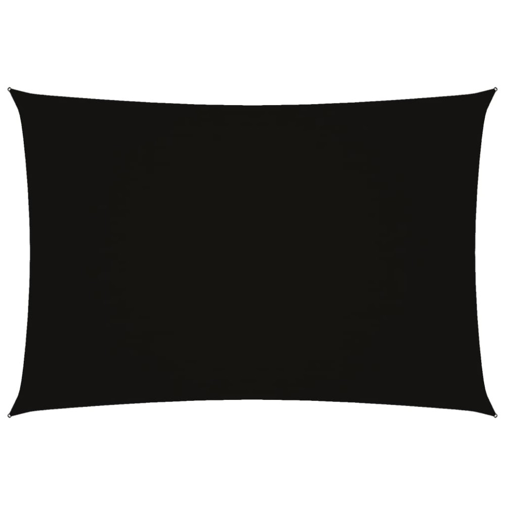 vidaXL Pânză parasolar, negru, 3x5 m, țesătură oxford, dreptunghiular
