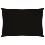 vidaXL Pânză parasolar, negru, 3x5 m, țesătură oxford, dreptunghiular