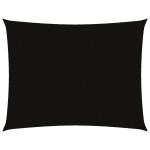 vidaXL Pânză parasolar, negru, 3x6 m, țesătură oxford, dreptunghiular