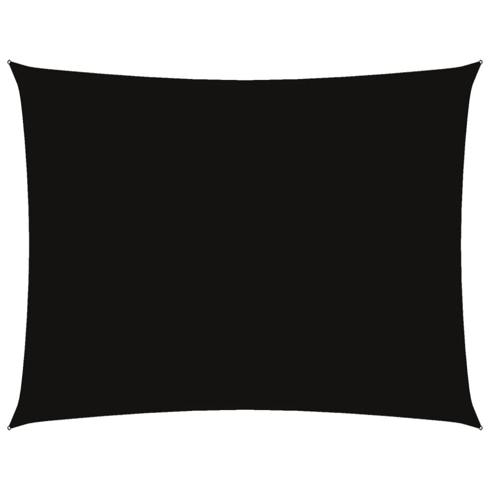 vidaXL Pânză parasolar, negru, 6x8 m, țesătură oxford, dreptunghiular