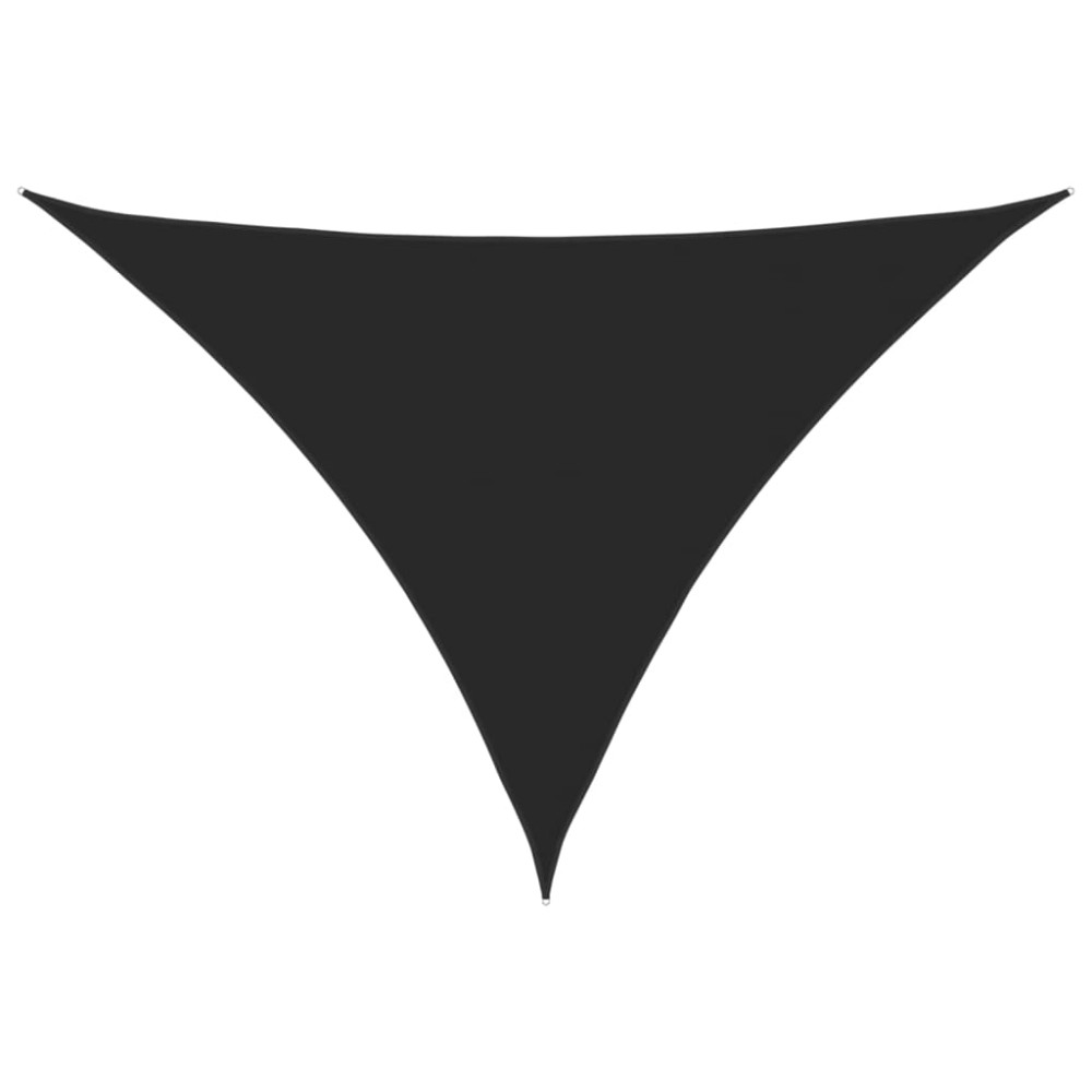 vidaXL Parasolar, negru, 5x6x6 m, țesătură oxford, triunghiular