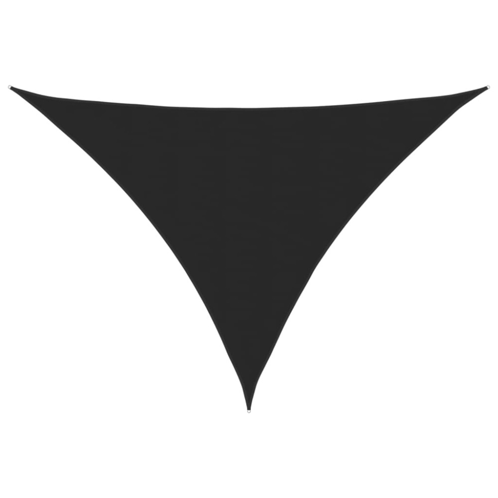 vidaXL Parasolar, negru, 5x5x6 m, țesătură oxford, triunghiular