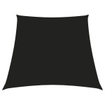 vidaXL Parasolar, negru, 2/4x3 m, țesătură oxford, trapez