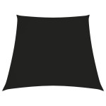 vidaXL Parasolar, negru, 3/5x4 m, țesătură oxford, trapez