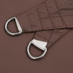 vidaXL Parasolar, maro, 2x2 m, țesătură oxford, pătrat vidaXL Parasolar, maro, 2x2 m, țesătură oxford, pătrat