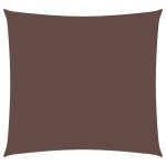 vidaXL Parasolar, maro, 2,5x2,5 m, țesătură oxford, pătrat vidaXL Parasolar, maro, 2,5x2,5 m, țesătură oxford, pătrat