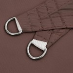 vidaXL Parasolar, maro, 3x3 m, țesătură oxford, pătrat vidaXL Parasolar, maro, 3x3 m, țesătură oxford, pătrat