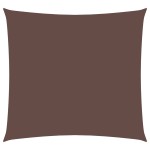 vidaXL Parasolar, maro, 4x4 m, țesătură oxford, pătrat vidaXL Parasolar, maro, 4x4 m, țesătură oxford, pătrat