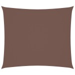 vidaXL Parasolar, maro, 2x2,5 m, țesătură oxford, dreptunghiular vidaXL Parasolar, maro, 2x2,5 m, țesătură oxford, dreptunghiular