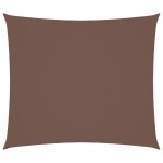 vidaXL Parasolar, maro, 2,5x3 m, țesătură oxford, dreptunghiular vidaXL Parasolar, maro, 2,5x3 m, țesătură oxford, dreptunghiular